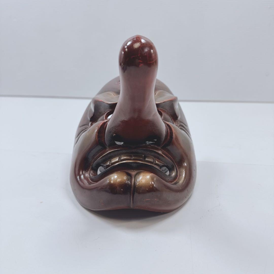 k1810 天狗　お面　鉄製