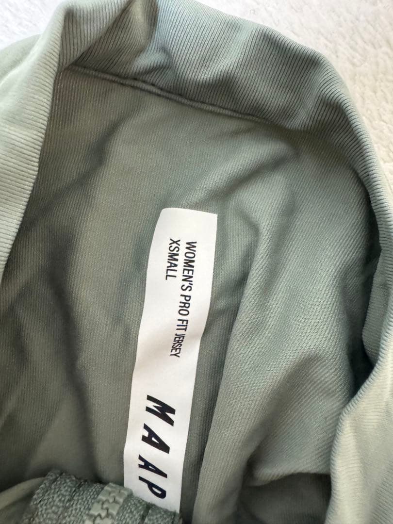  サイクルジャージ XS グリーン　レディース