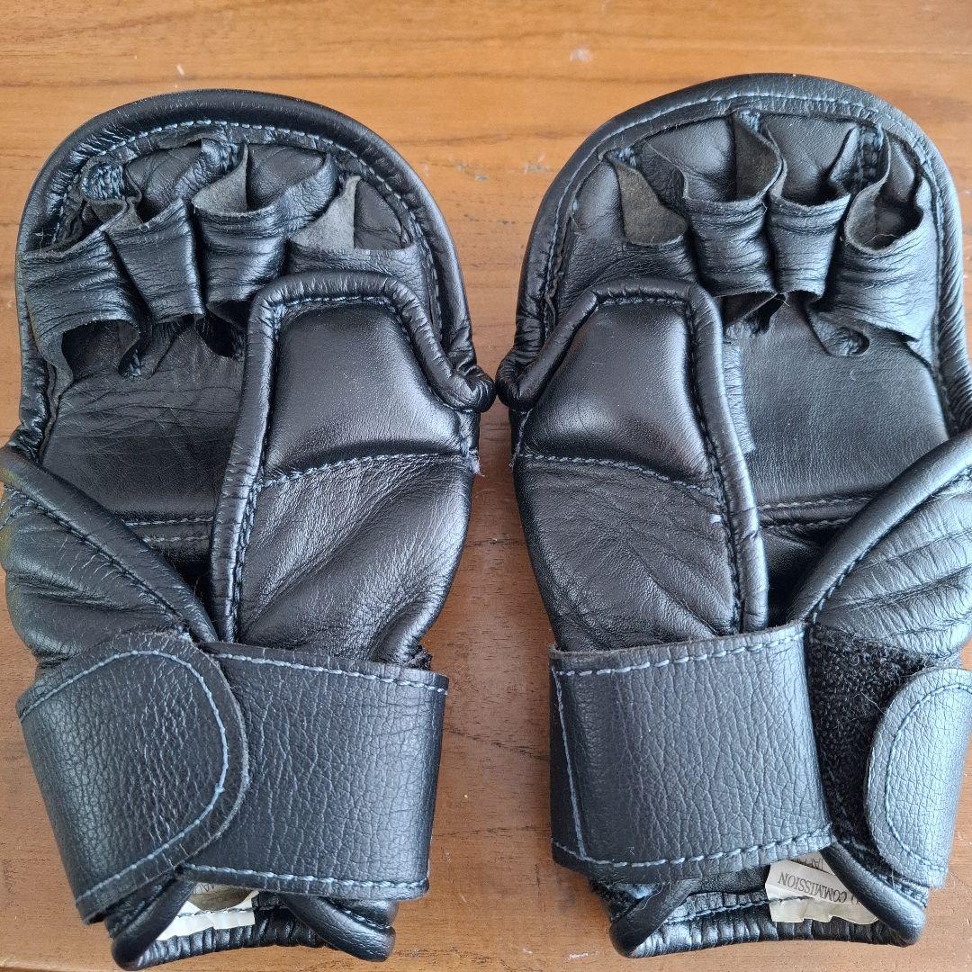 SHOOT ボクシンググローブ 黒 オープンフィンガー　ウイニング　サイズS