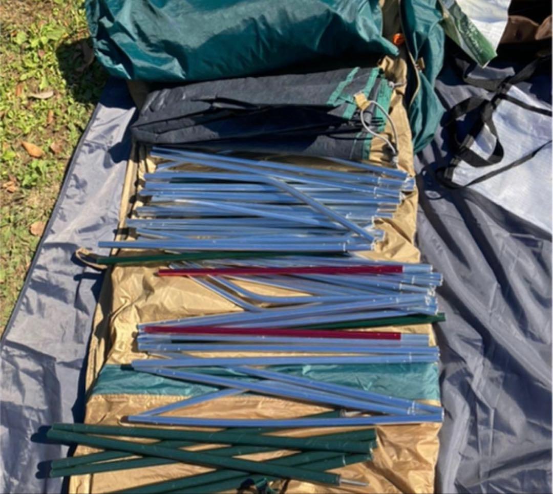 Colemanドーム型テントインナーマット、グランドシート付！お値下げ！