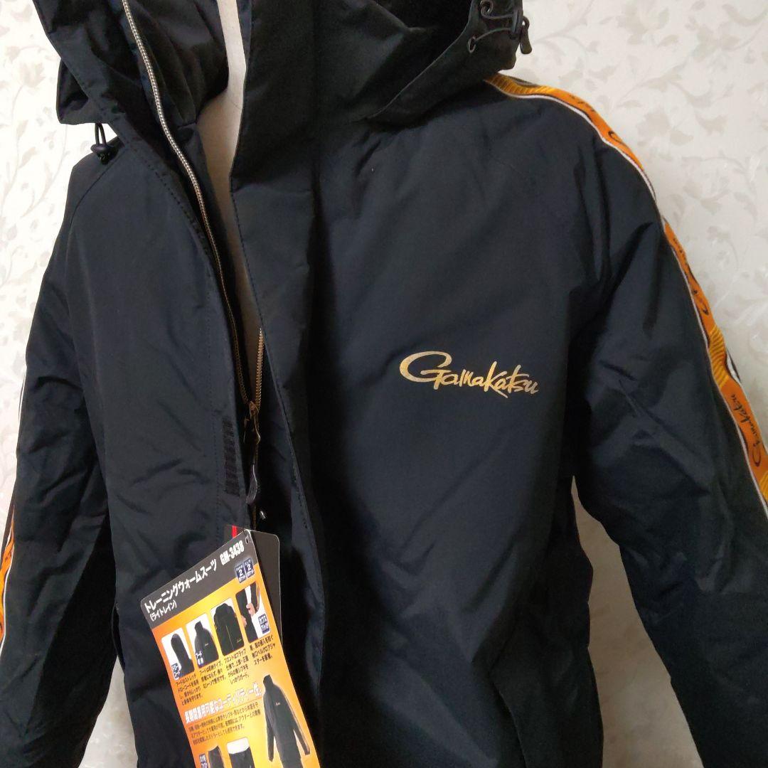 がまかつ　トレーニングウォームスーツ(ライトレイン)ブラックL 【新品未使用品】