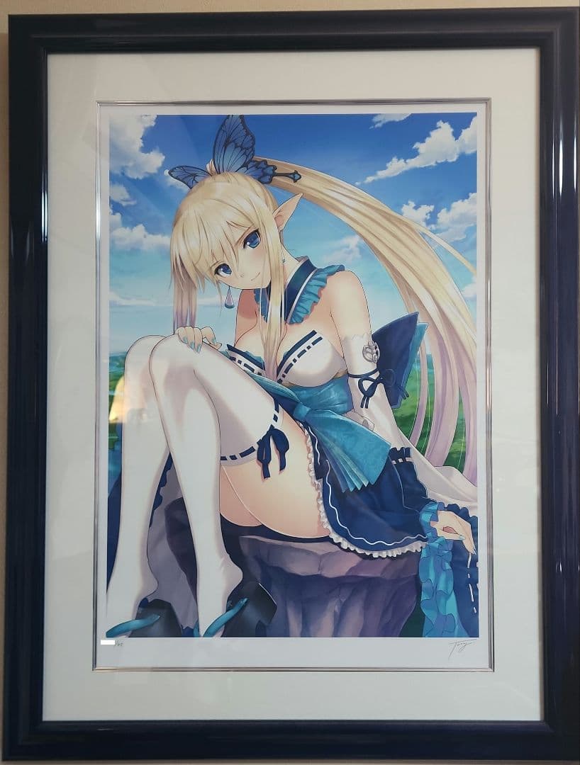 アールビバン 版画 Tony シャイニング 蒼穹に響く音