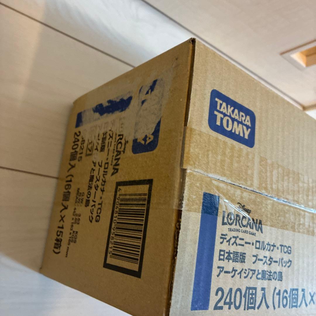 ディズニー　ロルカナTCG アーケイジアと魔法の島　新品未開封1カートン