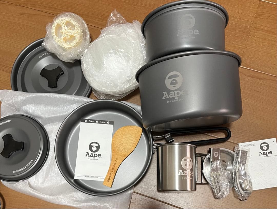AAPE キャンピンググッズセット　VIP 非売品　ステンレスカップ　レア