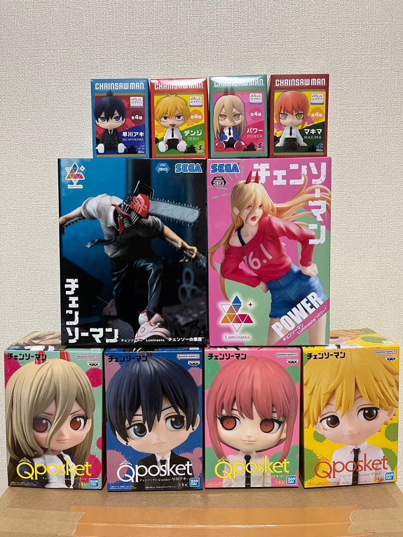プライズフィギュア　まとめ売り 10個セット チェンソーマン ルミナスタ