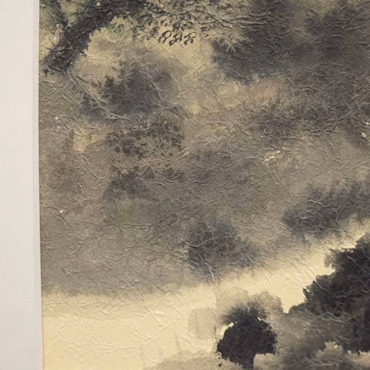 作者不詳 共シール 日本画 和紙 肉筆画 美術 芸術 絵画 アート 風景画