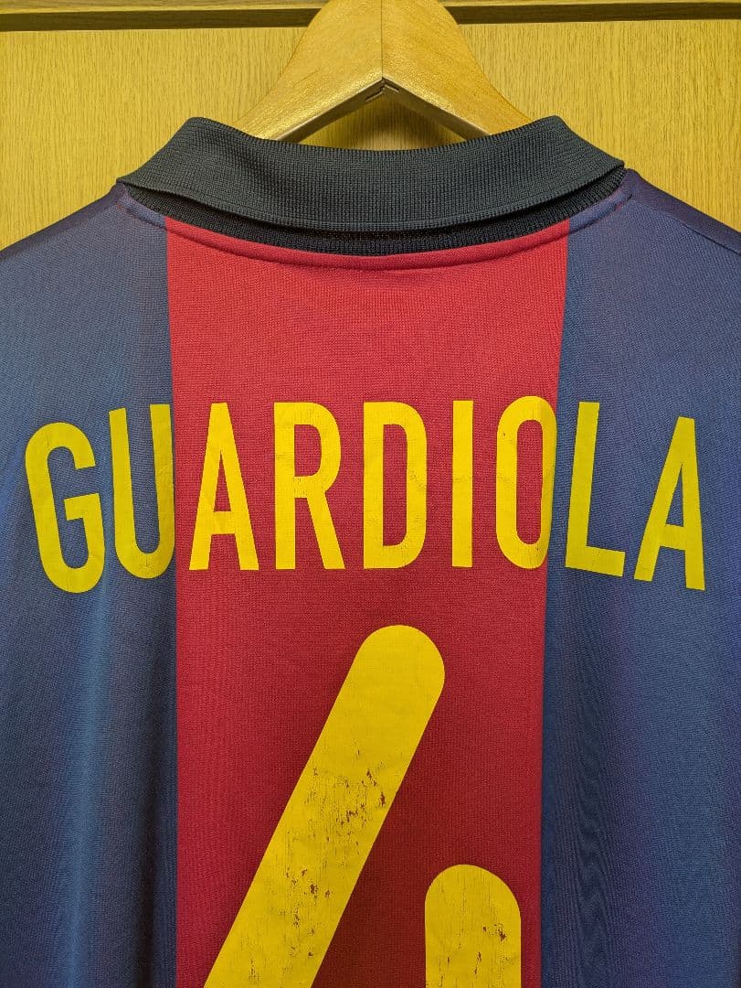 01/02FCバルセロナ GUARDIOLA 4 ホームユニフォーム