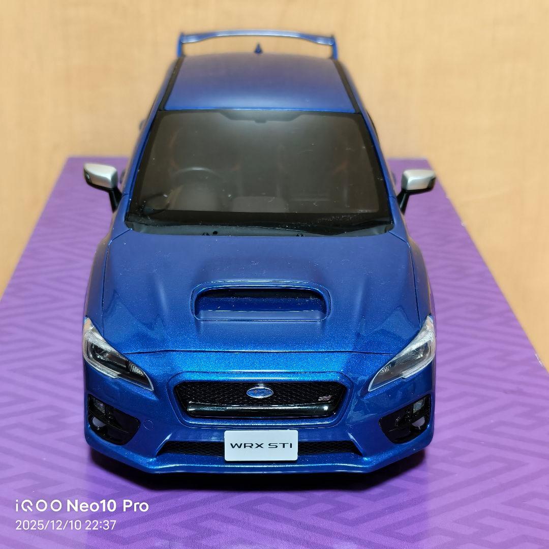 京商 サムライ 前期型 スバル WRX STI 1/18 WRブルー