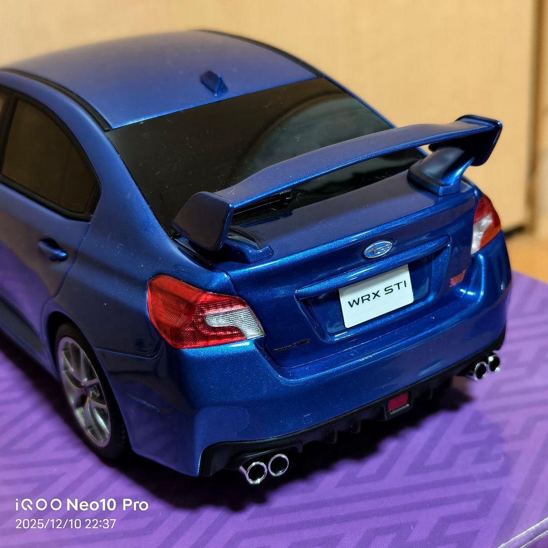 京商 サムライ 前期型 スバル WRX STI 1/18 WRブルー