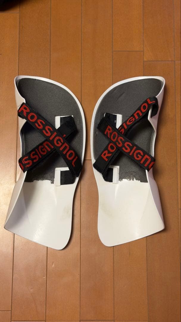 ROSSIGNOL スキー用プロテクター ホワイト レガース プラスチック