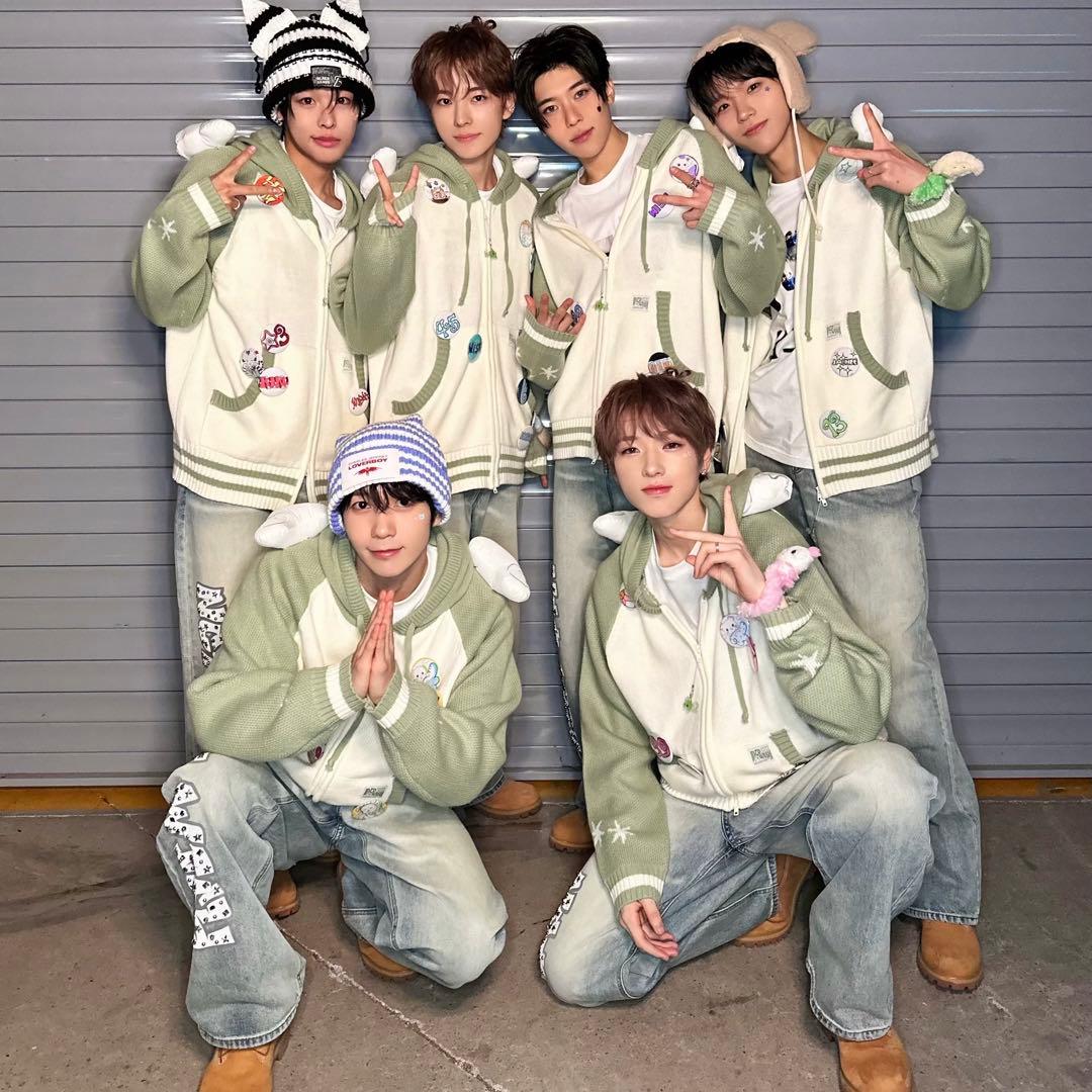 ソウルコン nct wish md knit zip-up hoodie ロング