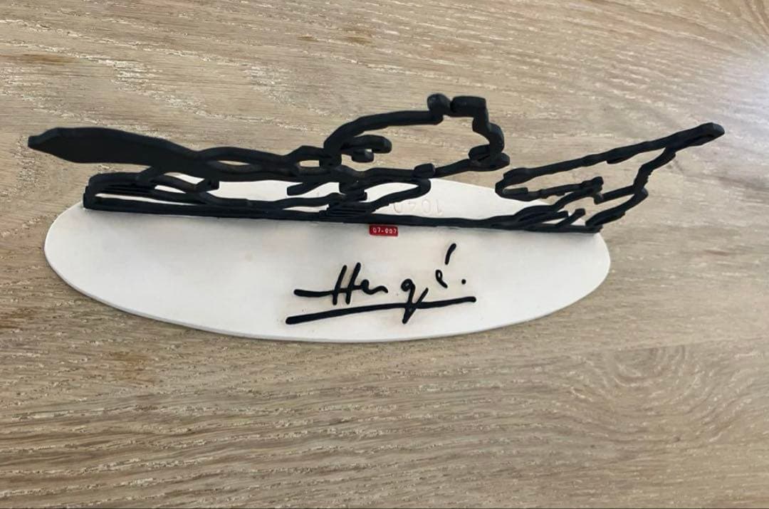 tintinの冒険　オブジェ　限定品　シリアルナンバー有り❗️タンタンの冒険