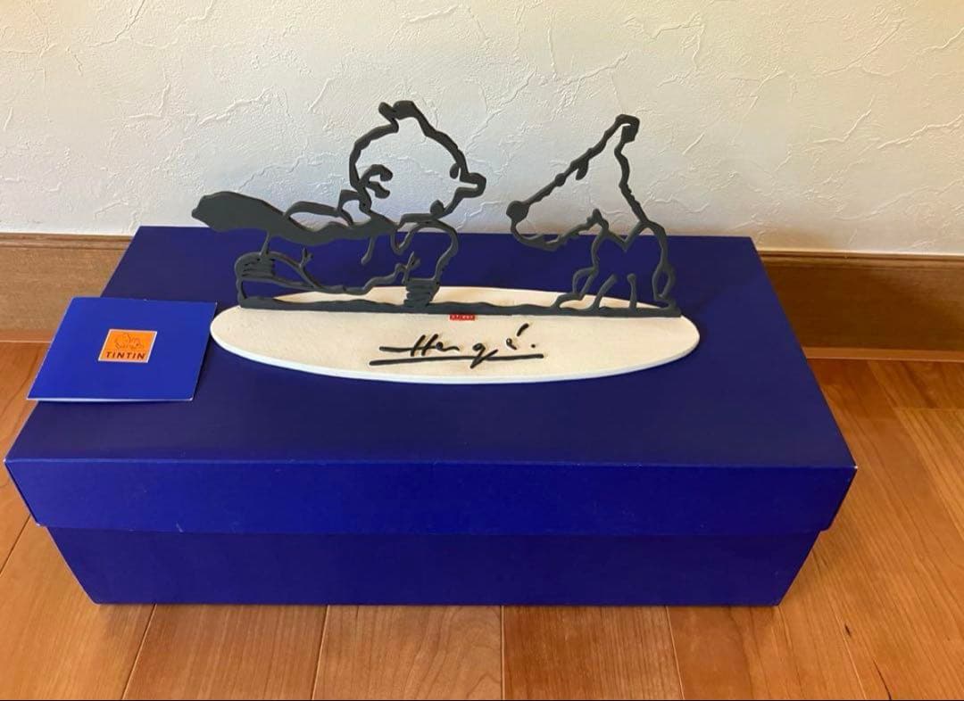 tintinの冒険　オブジェ　限定品　シリアルナンバー有り❗️タンタンの冒険