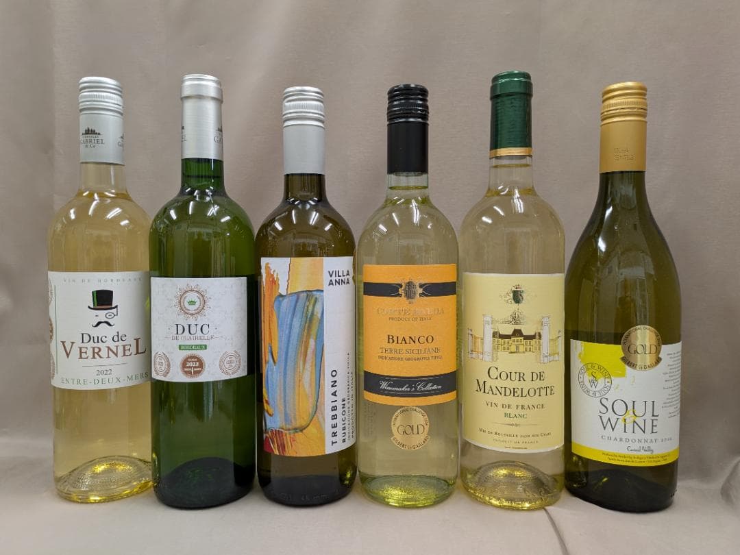 ボルドー金賞など 各国　白ワインセレクション 10本セット　750ml　ｖ2