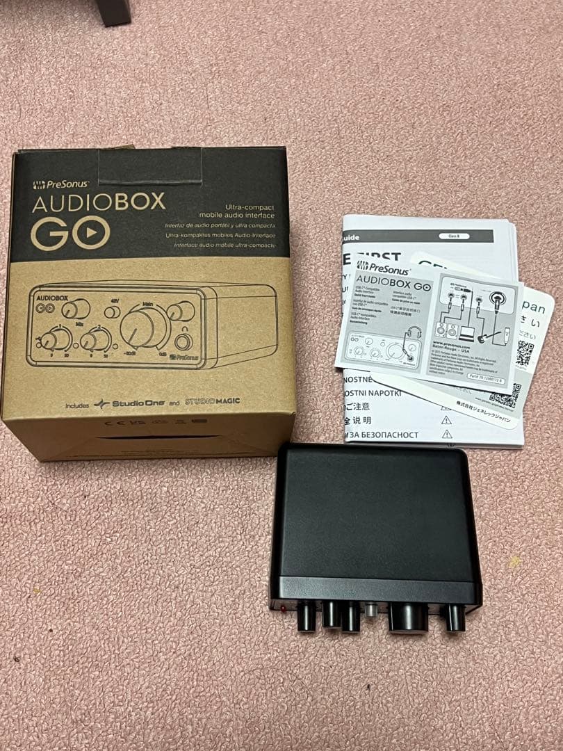 PreSonus Audiobox GO オーディオインターフェイス