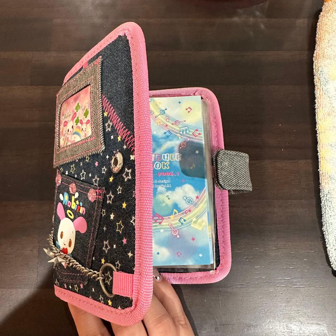 【平成当時レア】シール帳 えんじぇるラビリン　デニム チェーン　クローバー