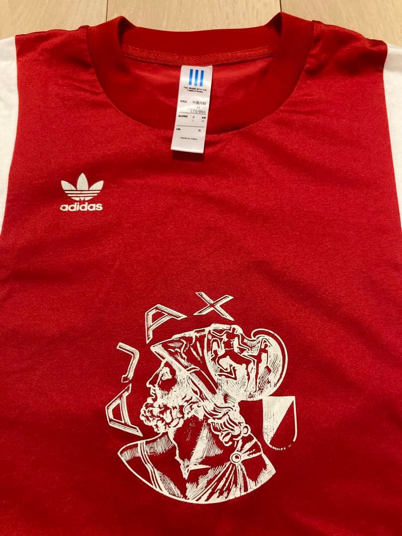 adidasoriginals AJAX アヤックス 長袖シャツ M 赤/白