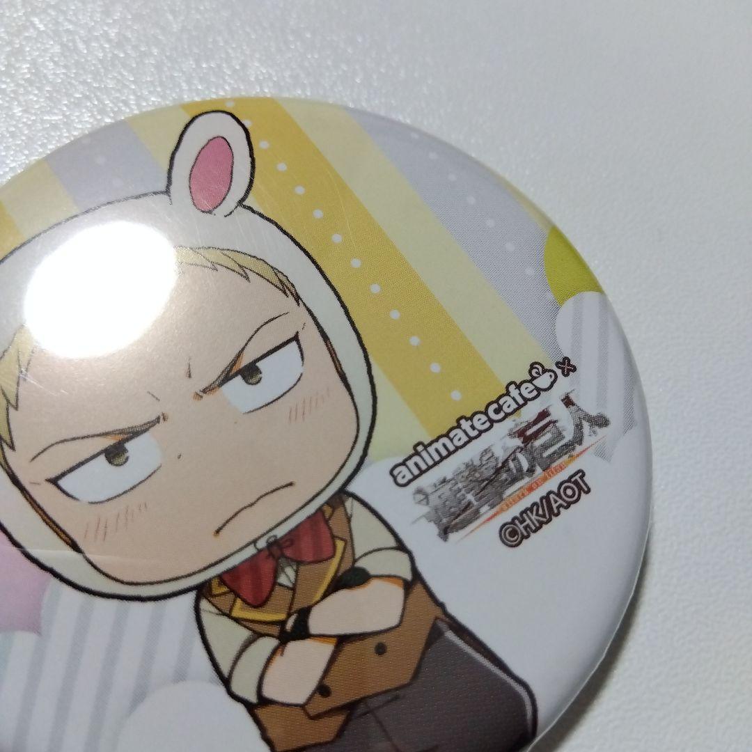 【進撃の巨人】ライナー アニメイトカフェ 缶バッジ イースター