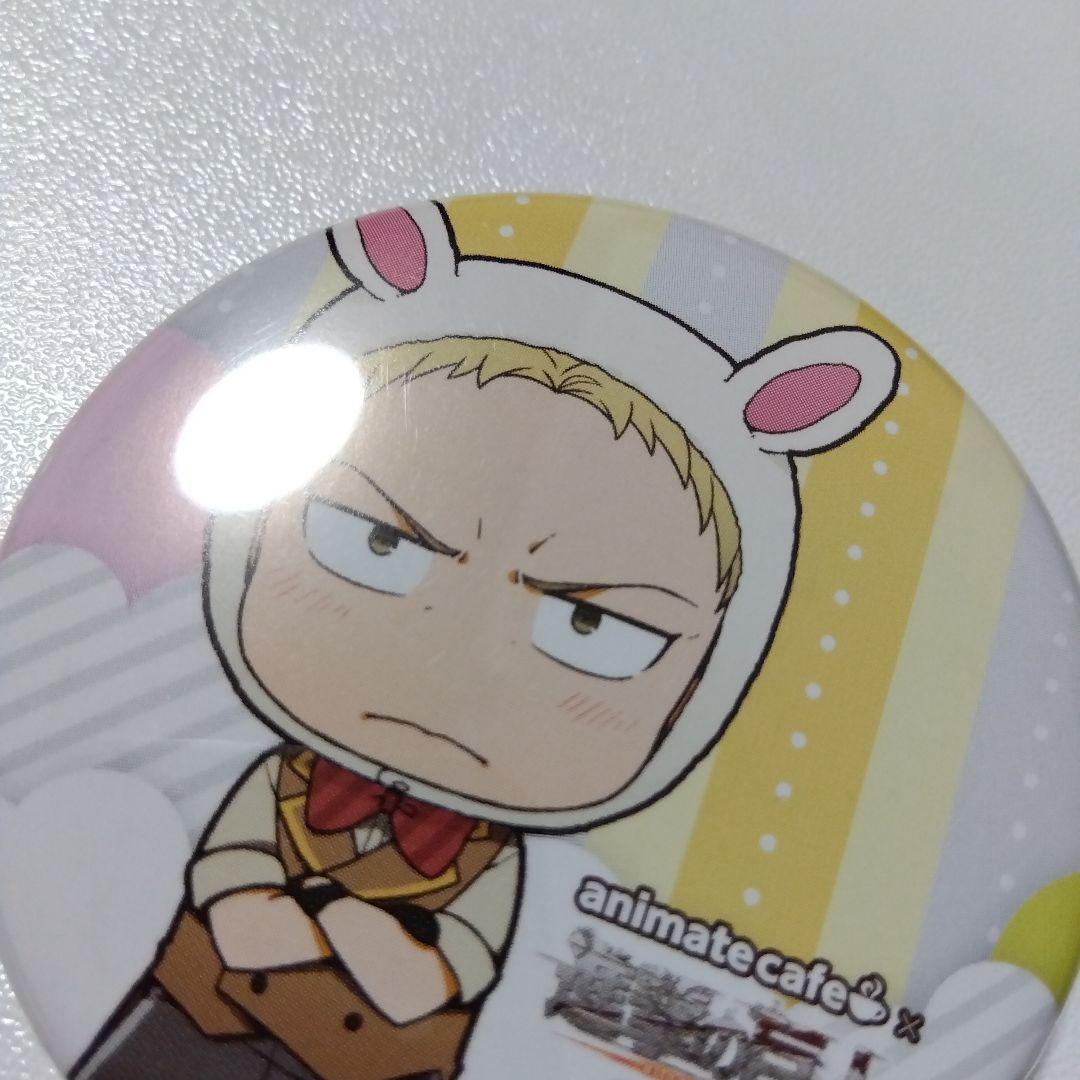 【進撃の巨人】ライナー アニメイトカフェ 缶バッジ イースター