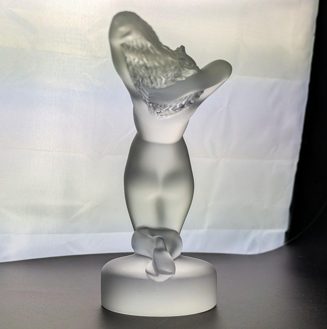 草*認様 ラリック カーマスコット 風の女神クリュシスカー美品 フランス アール