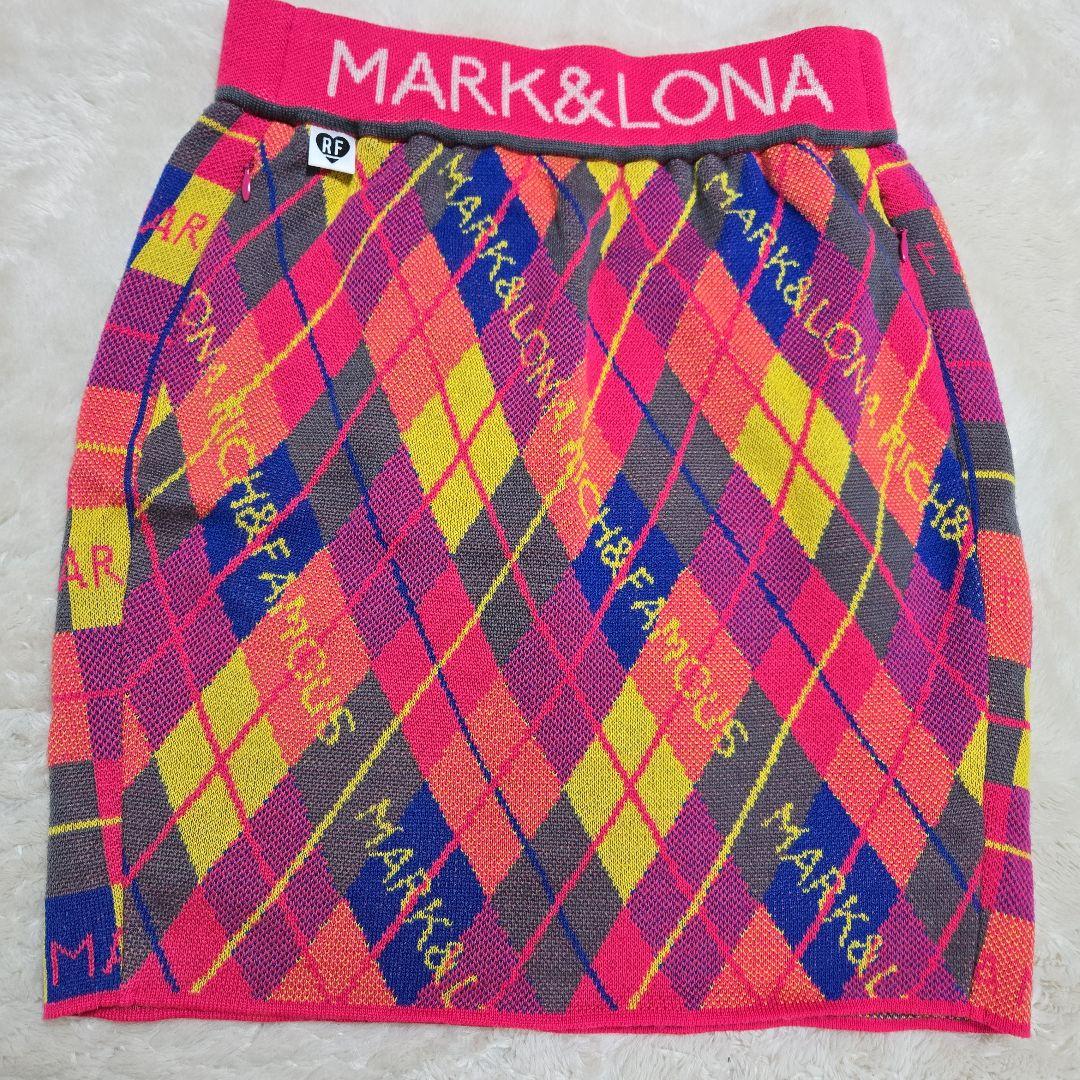 美品 マークアンドロナ アーガイル柄 セットアップ 日本製 近年モデル