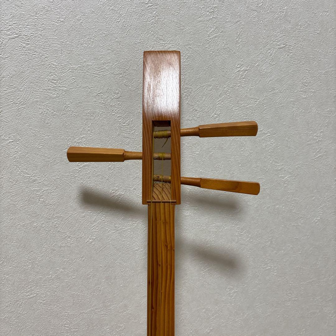箱三味線　ごったん　黒木之製　木製三味線 3弦