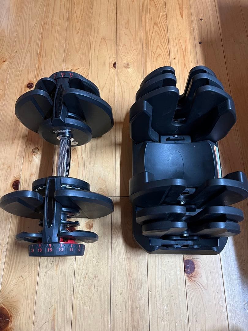 可変式ダンベル 5〜40kg 17段階 1set ①