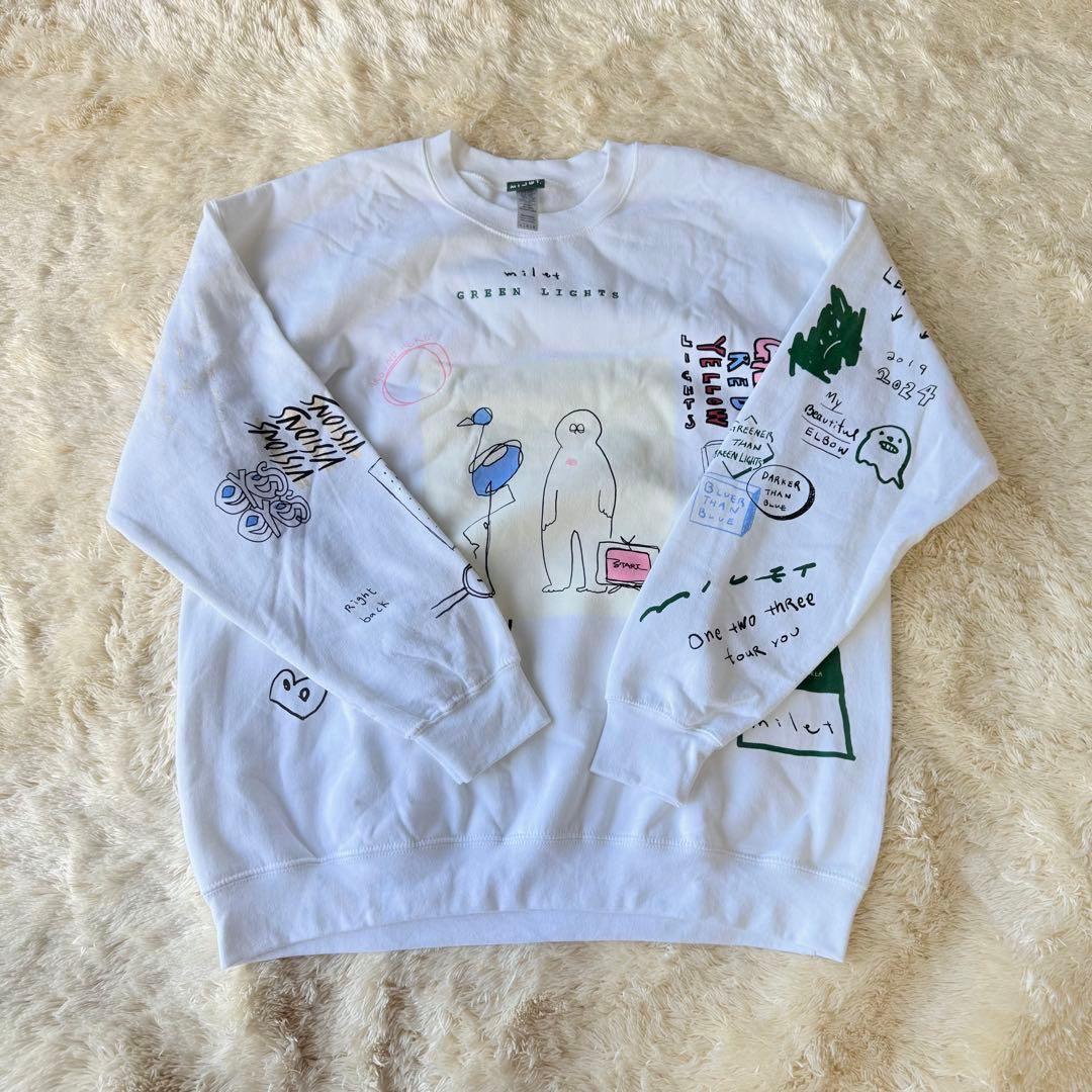 milet GREEN LIGHTSツアー Sweat Shirt ライブグッズ