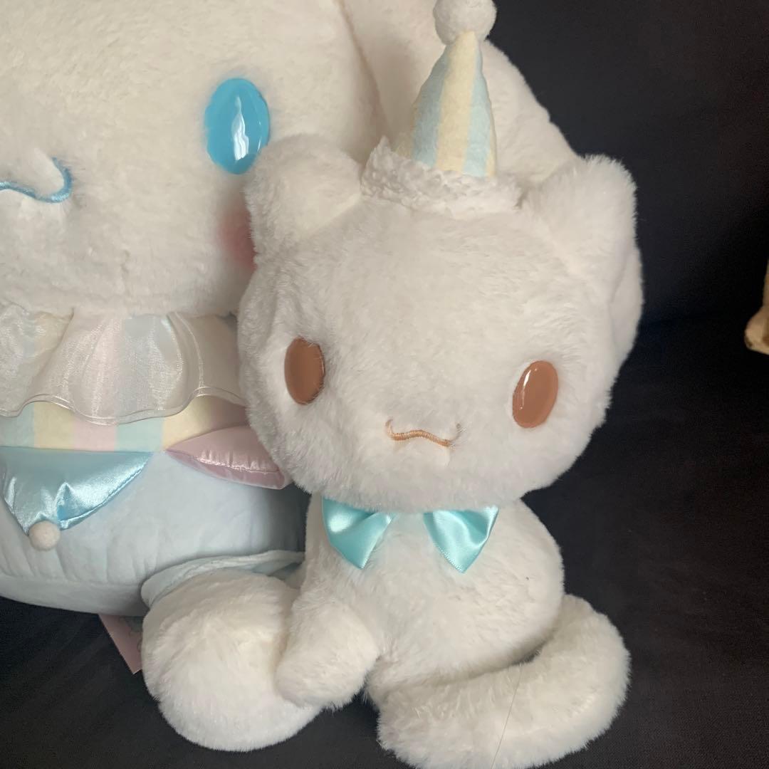 サンリオ　シナモンロール　big バースデーぬいぐるみ　シロ太郎