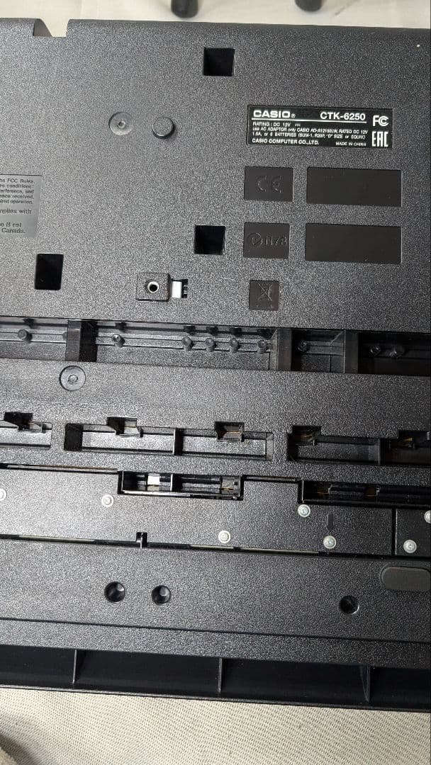 CASIO CTK-6250 ハイグレードキーボード 61鍵　スタンド付　45A
