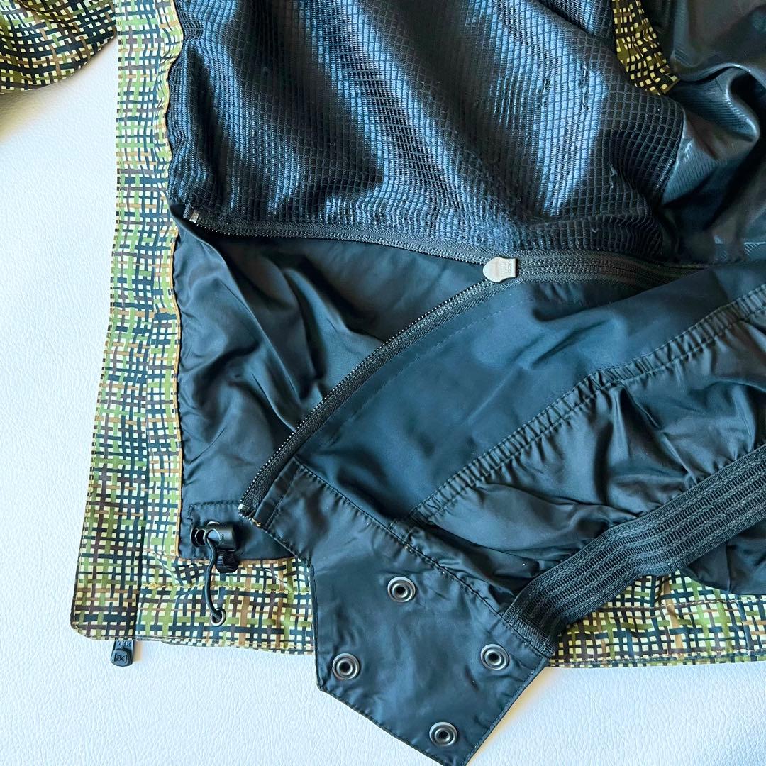 3245【美品】バートン　ジャケット akゴアテックス チェック総柄サイクリック