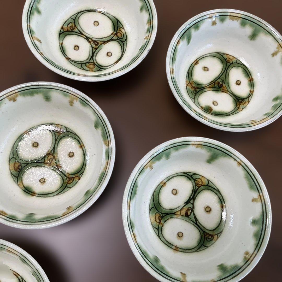 幸兵衛窯　オリエントの夢　三彩取鉢　6客揃え　加藤年男監修