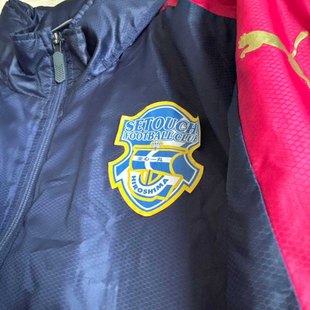 瀬戸内高校サッカー　ウォーマー上下セット