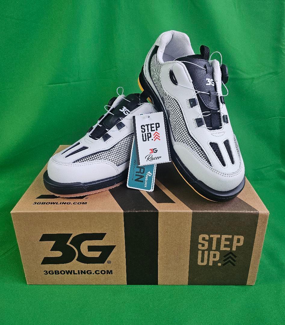 3G Racer ボウリングシューズ ホワイト/ブラック