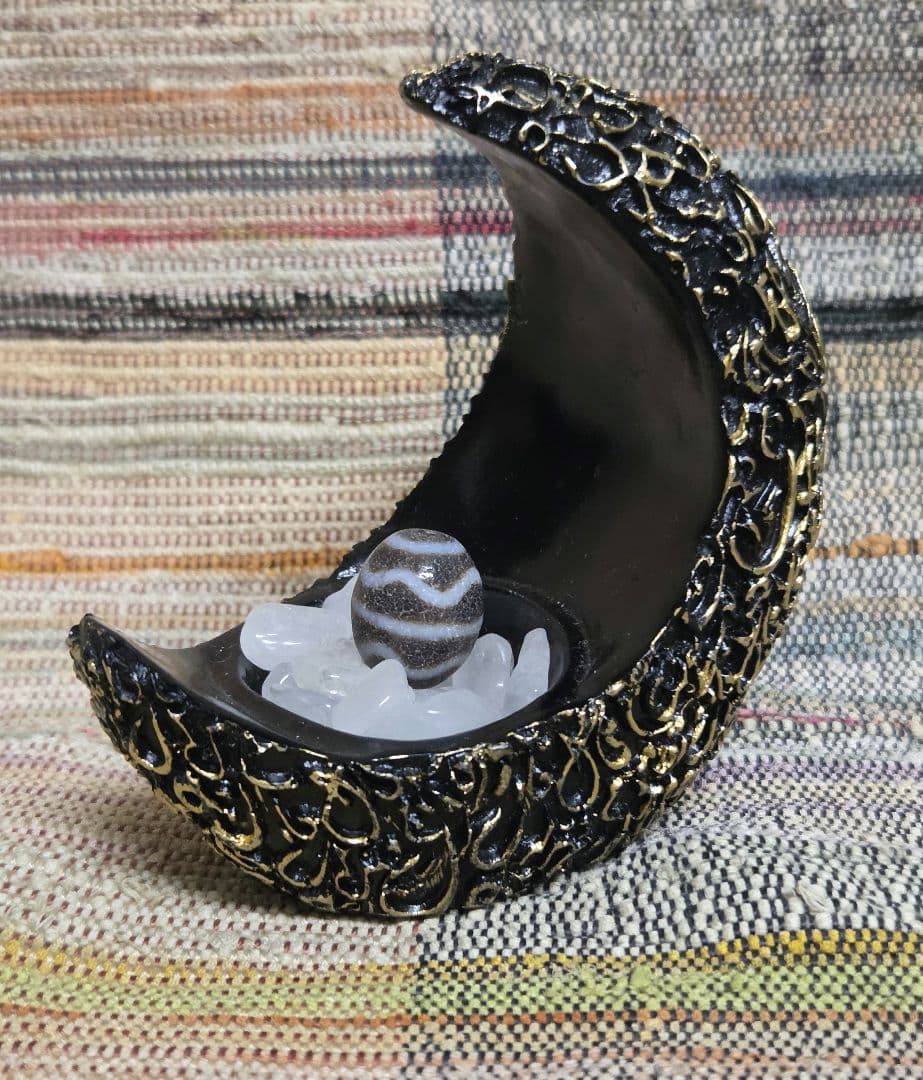 051　天珠　楕円形　水紋天珠　dzibeads！