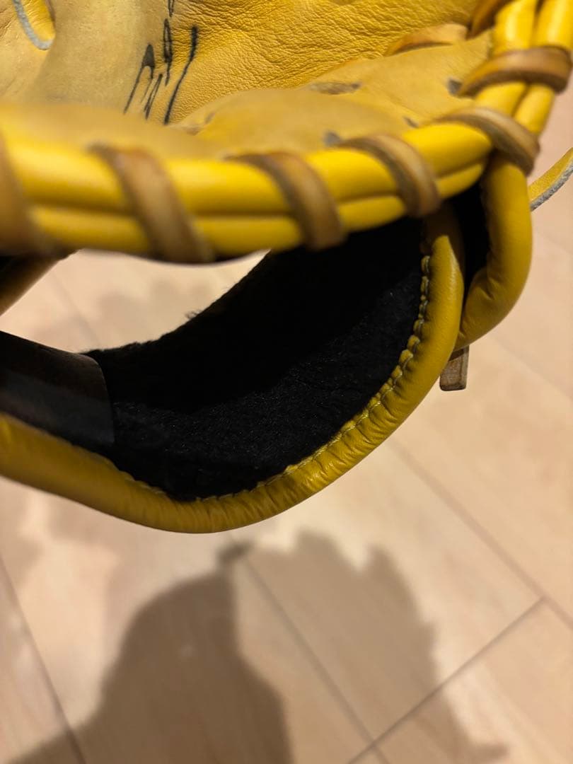 ナイキ 軟式グローブ イエロー　Nike