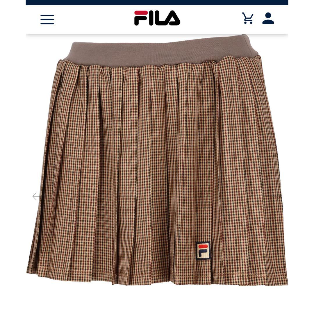 FILAガンクラブチェックスカートのみ
