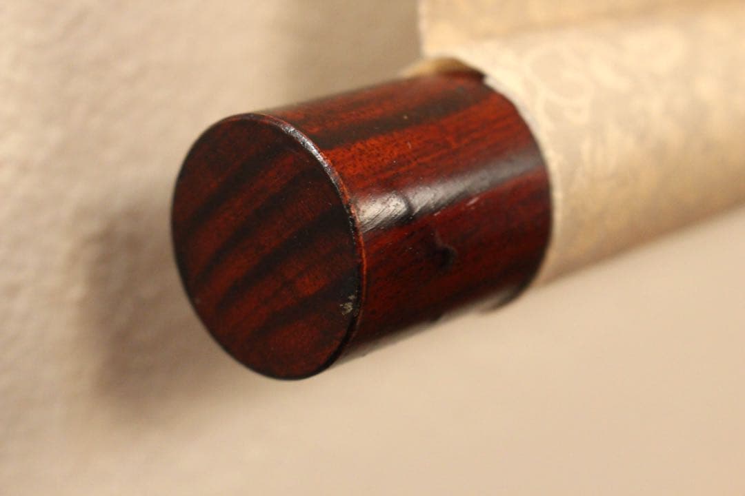 No5274 掛軸　在銘　杜飛　雙鷺図　紙本着色　中国画　唐画　鳥獣　送料無料