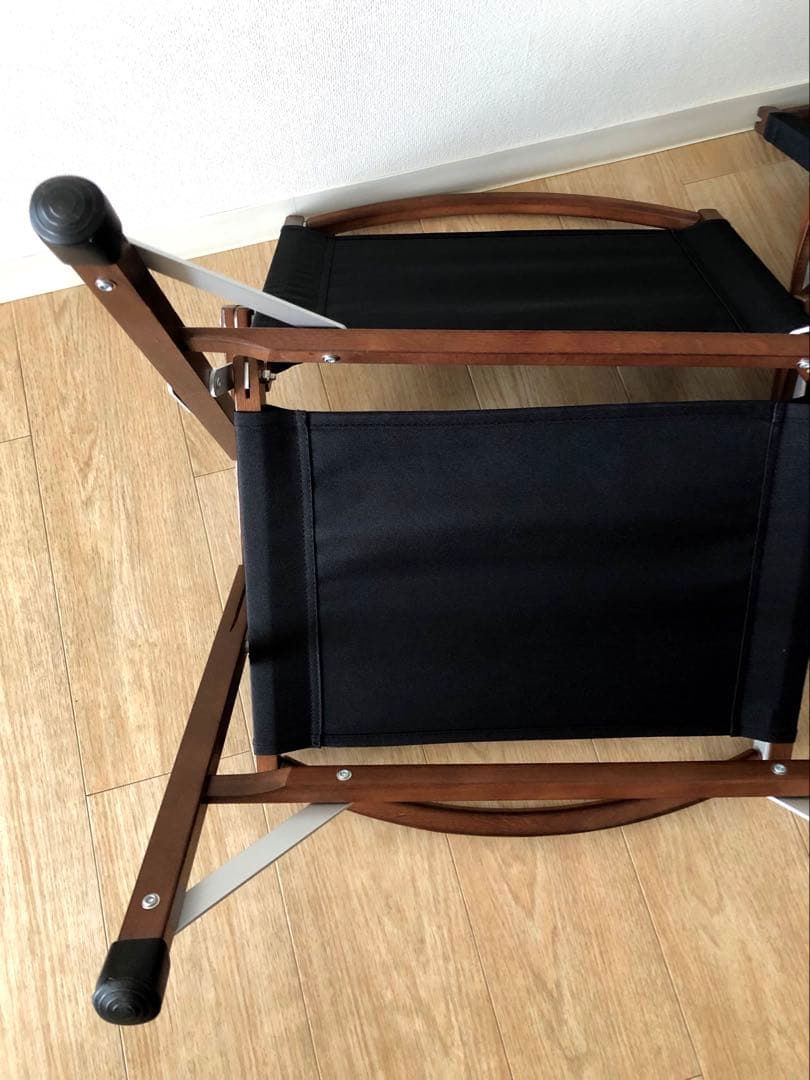 ２脚セット　未使用　開封済　カーミットチェア　同規格品　オーク　収納袋あり