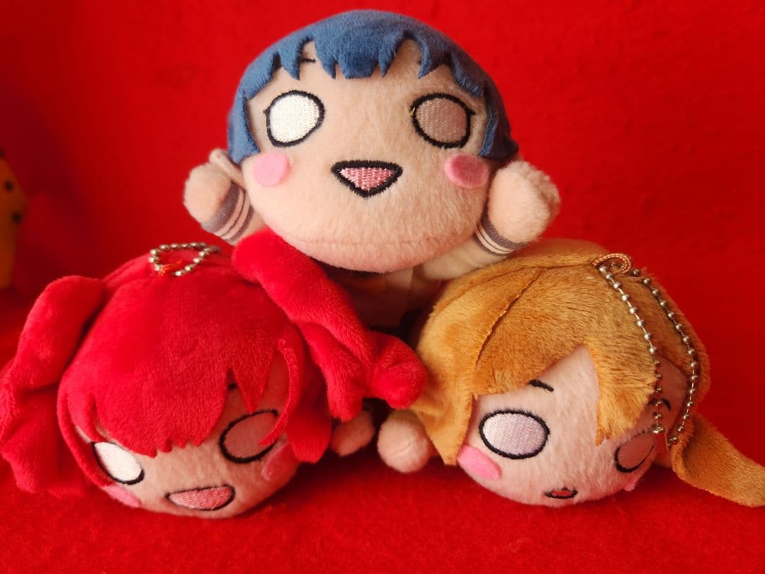 ラブライブ!サンシャイン！！ 寝そべりキーチェーンマスコット　９種　ぬいぐるみ
