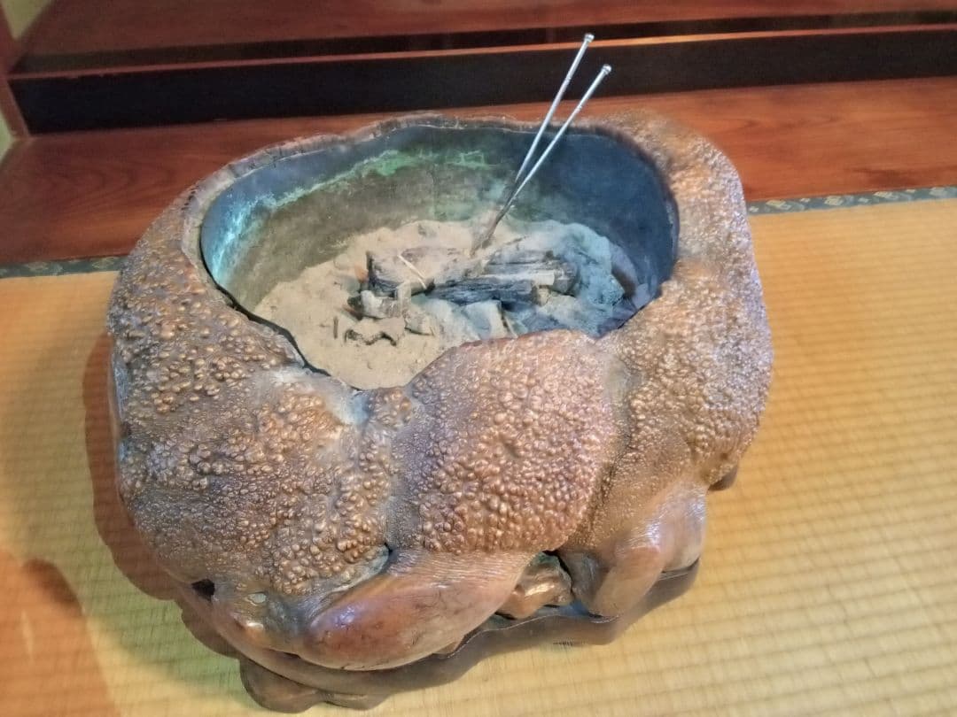 木製 火鉢 自然な形状