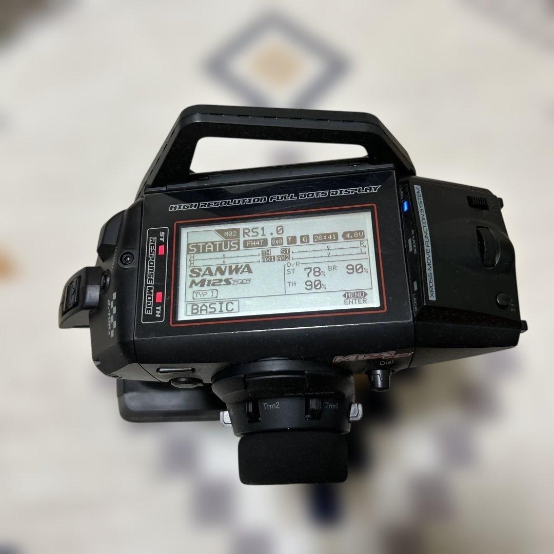 ワイ　サンワM12S RS & RX-482受信機セット　取説箱付き