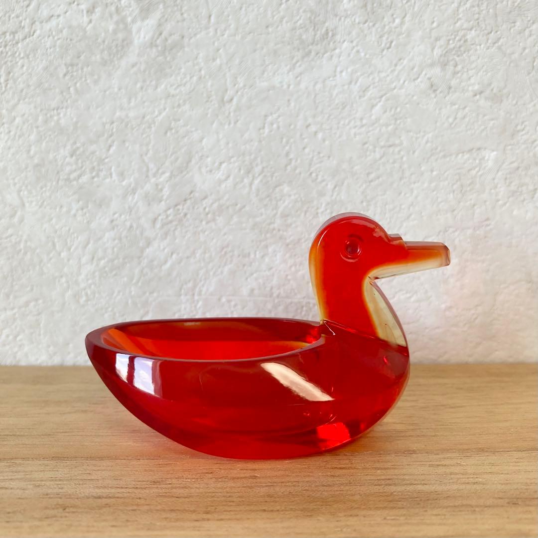 クリスタルガラス　バード　モダン　デザイン　イギリス　ヴィンテージ