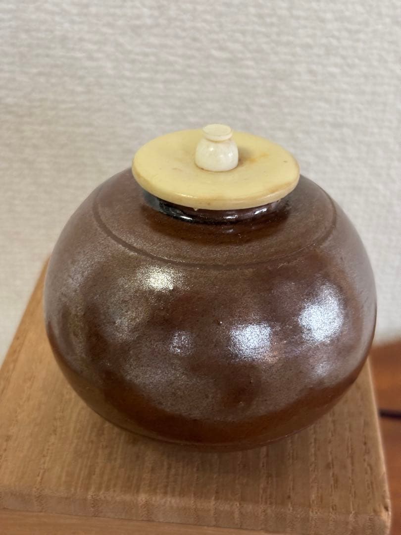岡田暁山作　茶入★最終お値下げ★