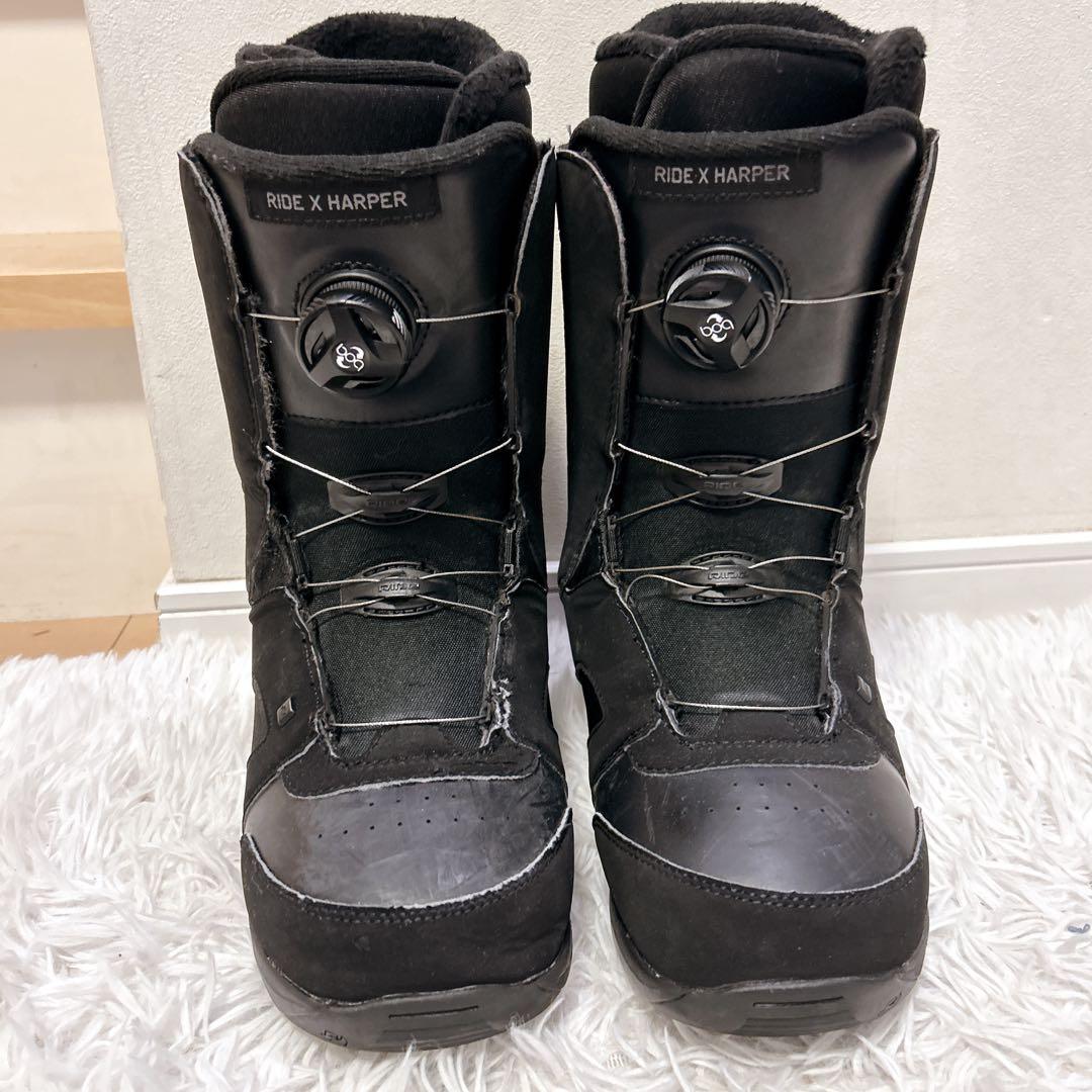 【極美品】RIDE X HARPER スノーボードブーツ ブラック　25.5㎝