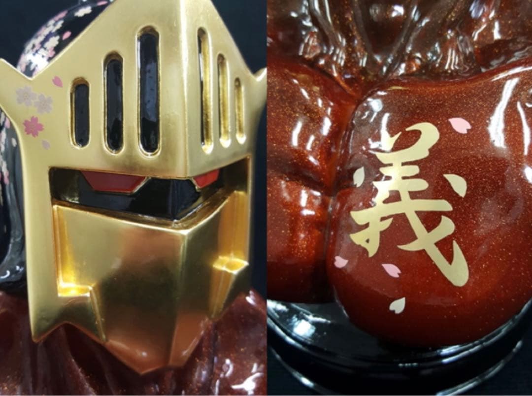 KIN29TOY 山中塗　ロビンマスク　胸像　ソフビ（漆塗りver.）