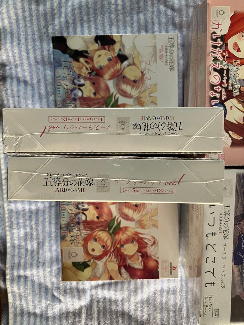 五等分の花嫁　カードゲーム　ボックス　4箱×3シリーズ　初版　まとめ売り
