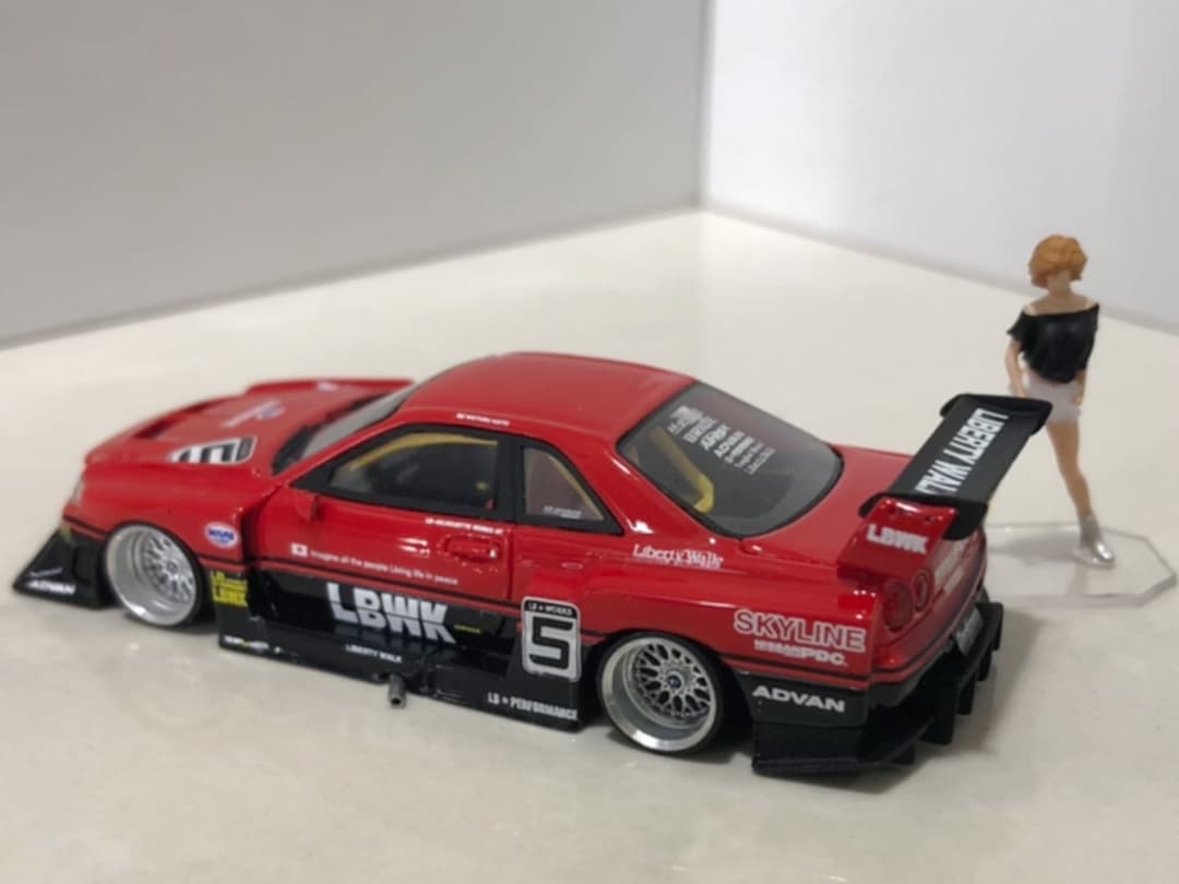 1/64 CM-MODEL LBWK スカイライン(R34) 深リムカスタム
