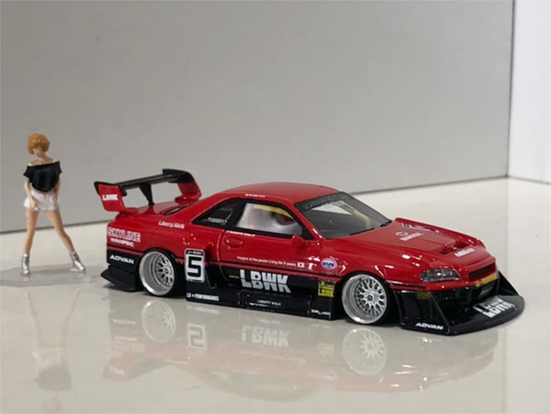 1/64 CM-MODEL LBWK スカイライン(R34) 深リムカスタム