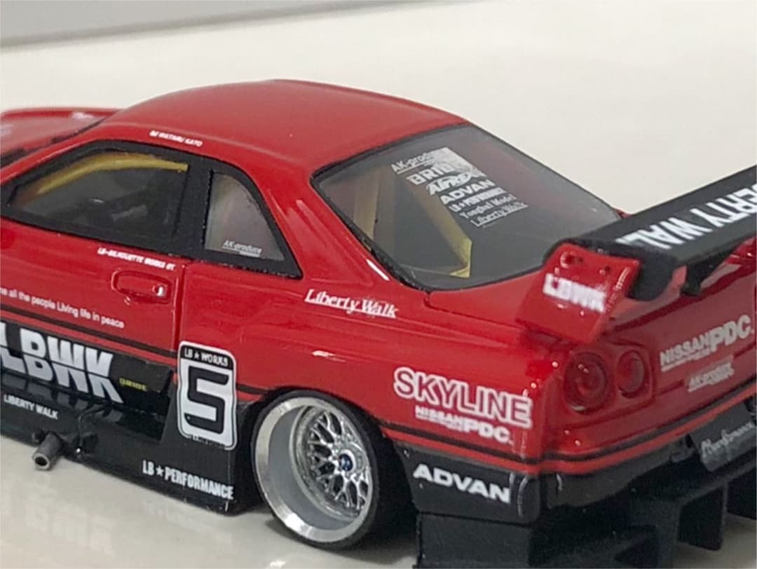 1/64 CM-MODEL LBWK スカイライン(R34) 深リムカスタム
